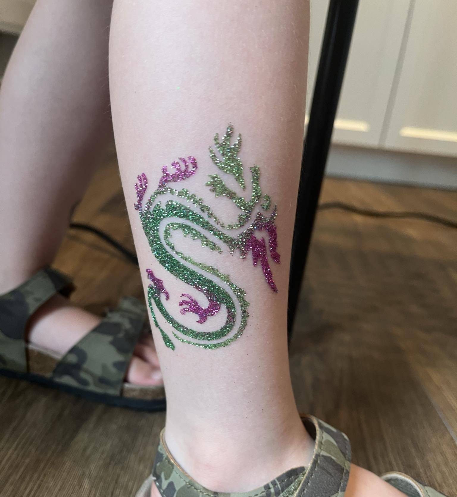 Glitter tattoos
